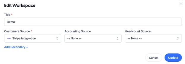 Add multiple Customer Data Sources to one Workspace 4