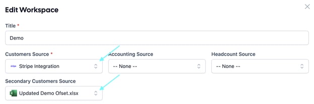 Add multiple Customer Data Sources to one Workspace 5