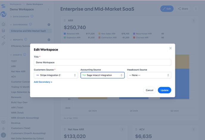 Connect Sage Intacct to SaaSGrid 14