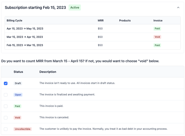 Invoice Statuses in Stripe 1